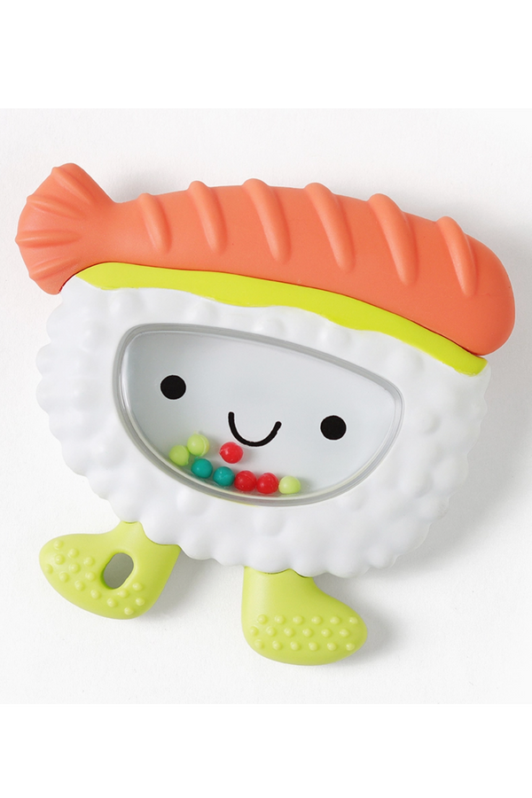 Itzy Shake Teether with Rattle - Sushi