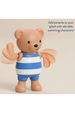 Itzy Silly Swimmer Bath Toy - Bear