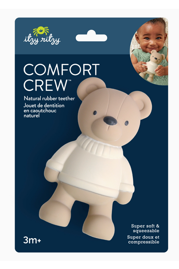 Itzy Comfort Crew Teether Toy - Bear