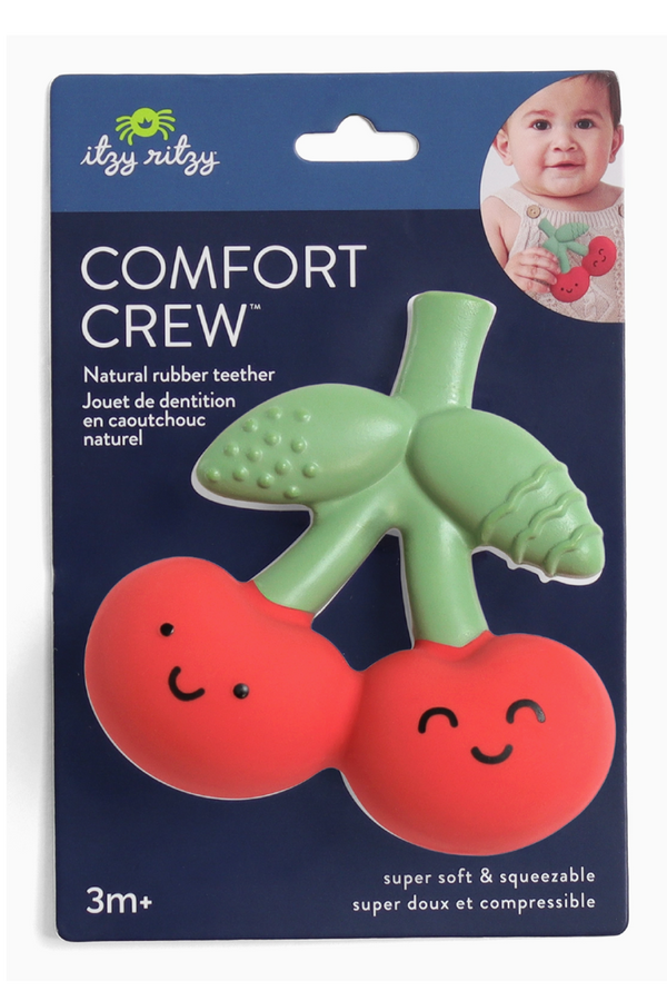 Itzy Comfort Crew Teether Toy - Cherry