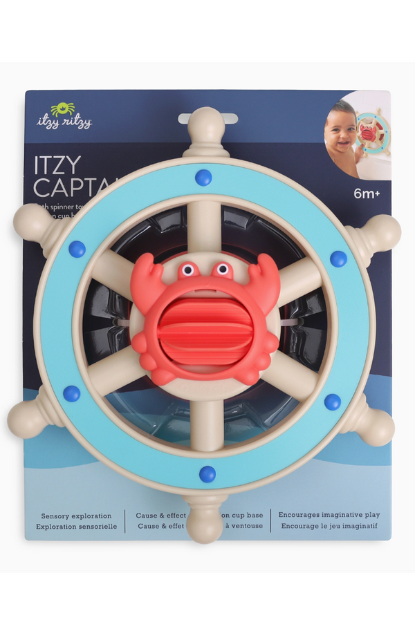 Itzy Captain Crab Bath Toy