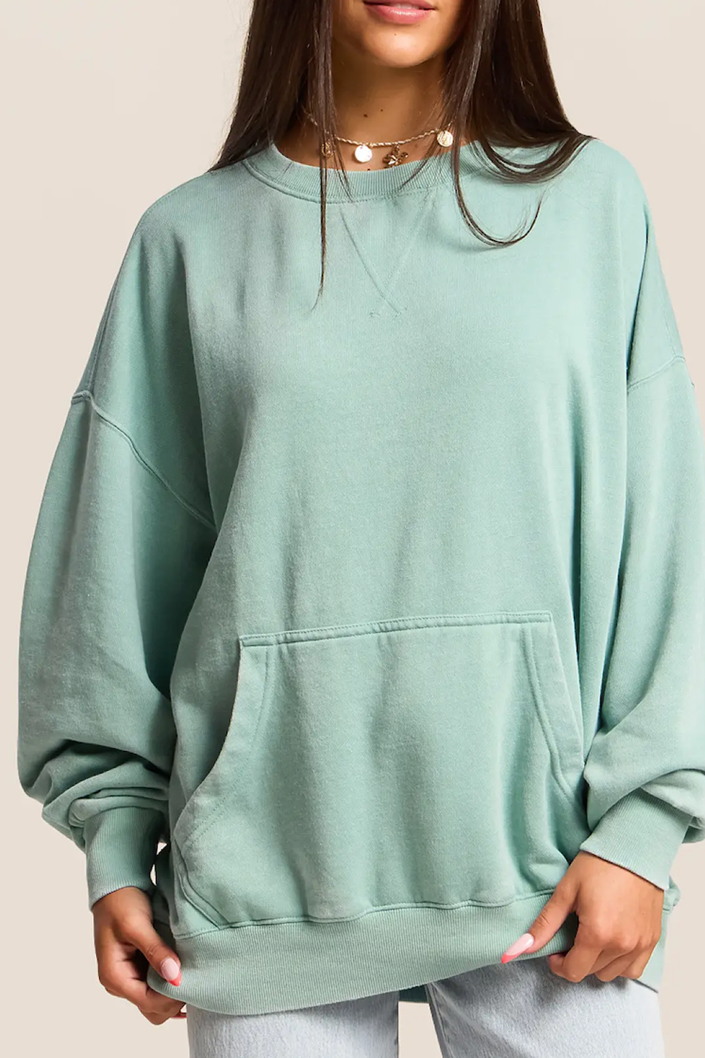 FP Slow It Down Pullover - Aqua