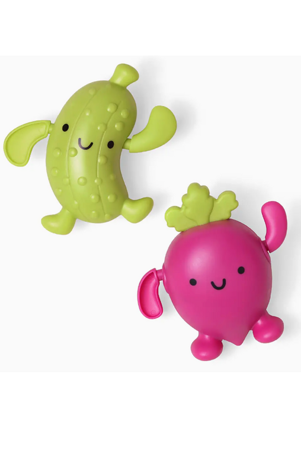 Itzy Silly Swimmer Bath Toy - Veggies