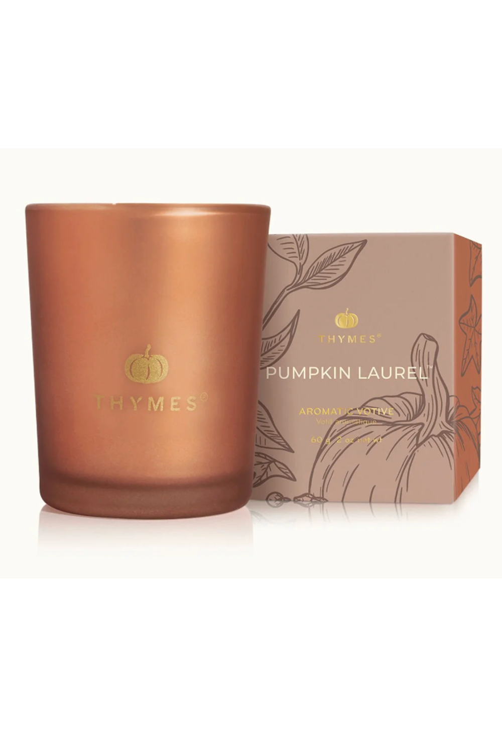 Pumpkin Laurel Votive Candle