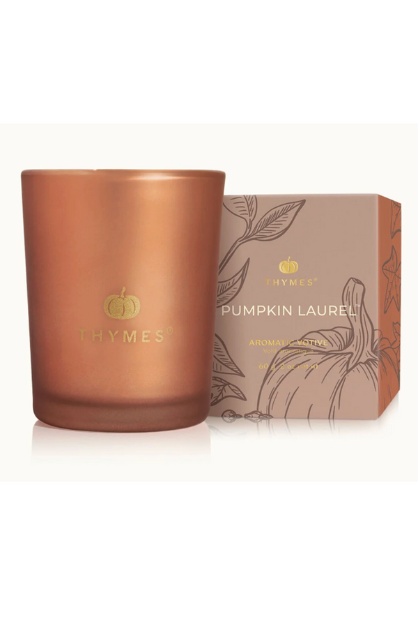 Pumpkin Laurel Votive Candle