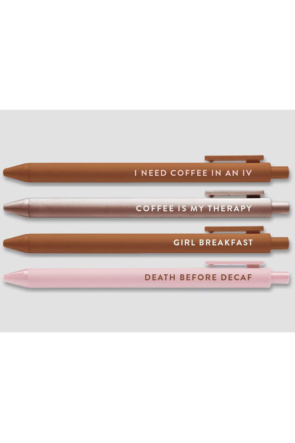 Trendy Pen Set - Coffee Lovers