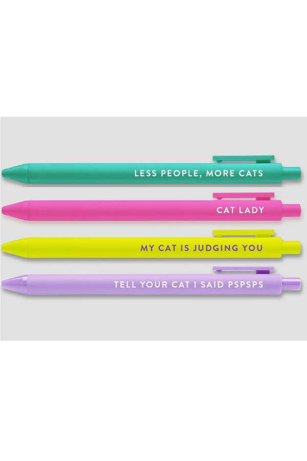 Trendy Pen Set - Cat Lovers