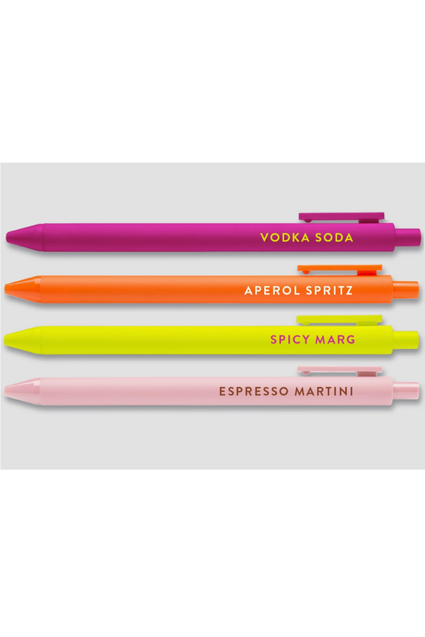 Trendy Pen Set - Cocktail Party