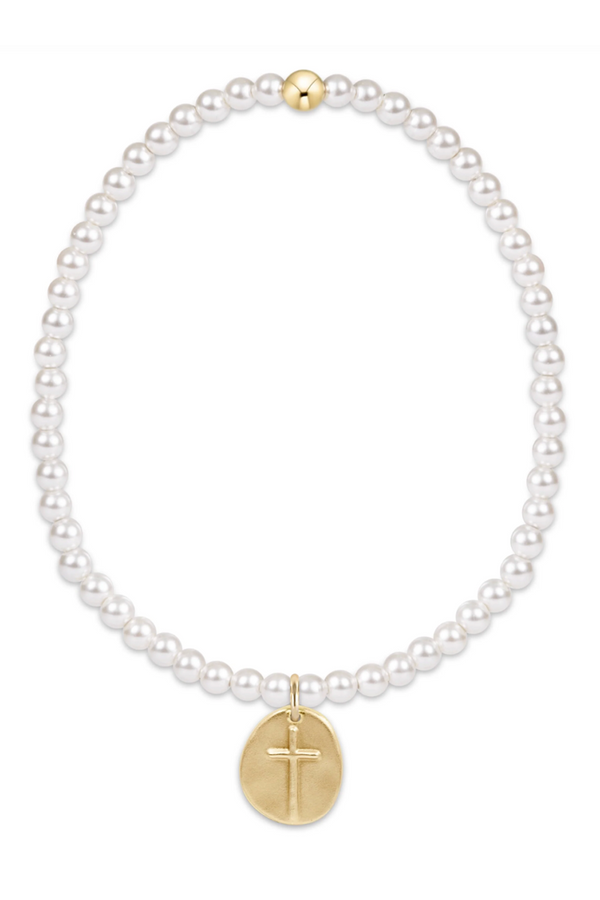 EN Classic Bracelet Small Inspire Disc - Pearl