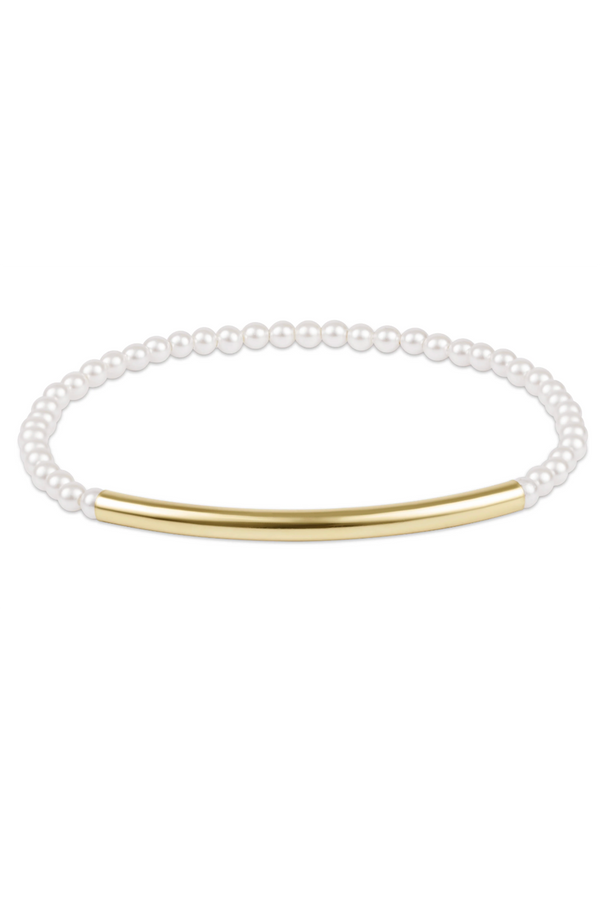 EN Classic Bliss Bar Bracelet - Smooth Pearl