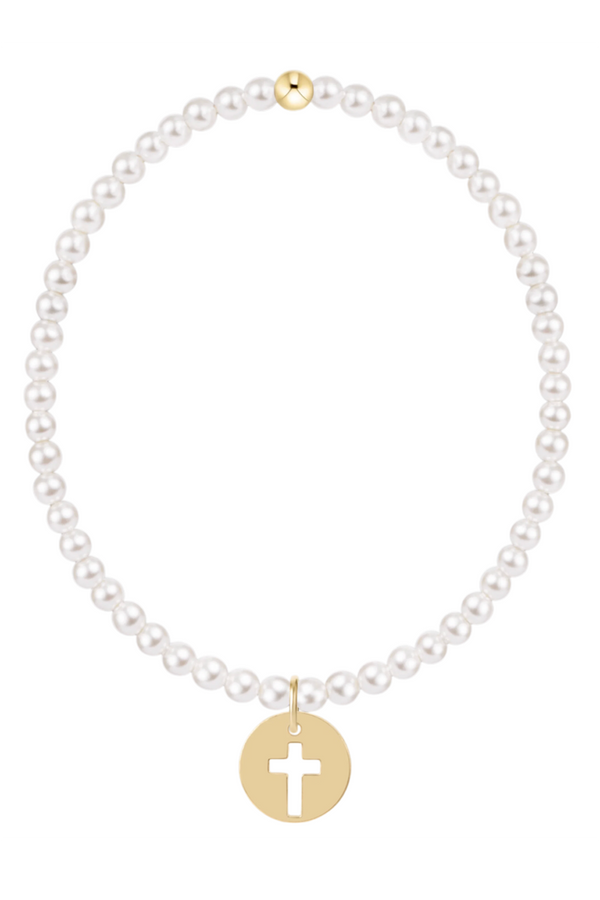 EN Classic Pearl Bead Bracelet - Blessed Charm