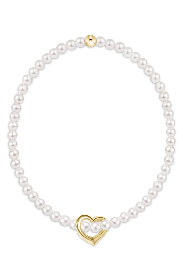EN Love Charm Bracelet - Pearl