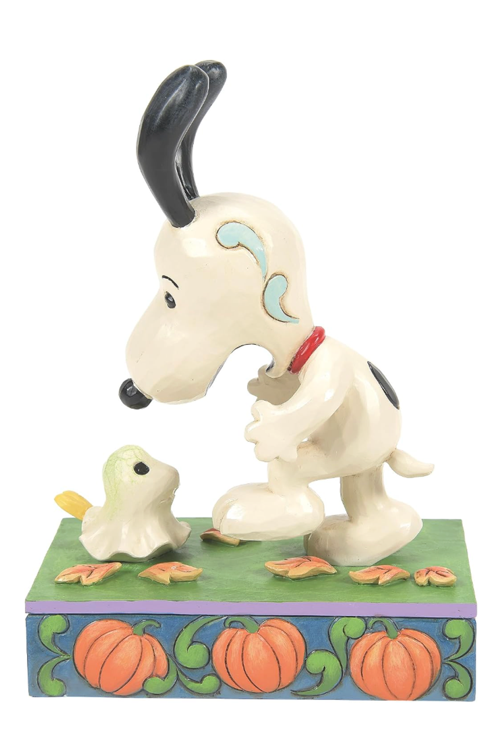 Jim Shore Figure - Snoopy Scared by Woodstock