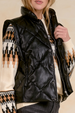 EL Quilted Vest - Black