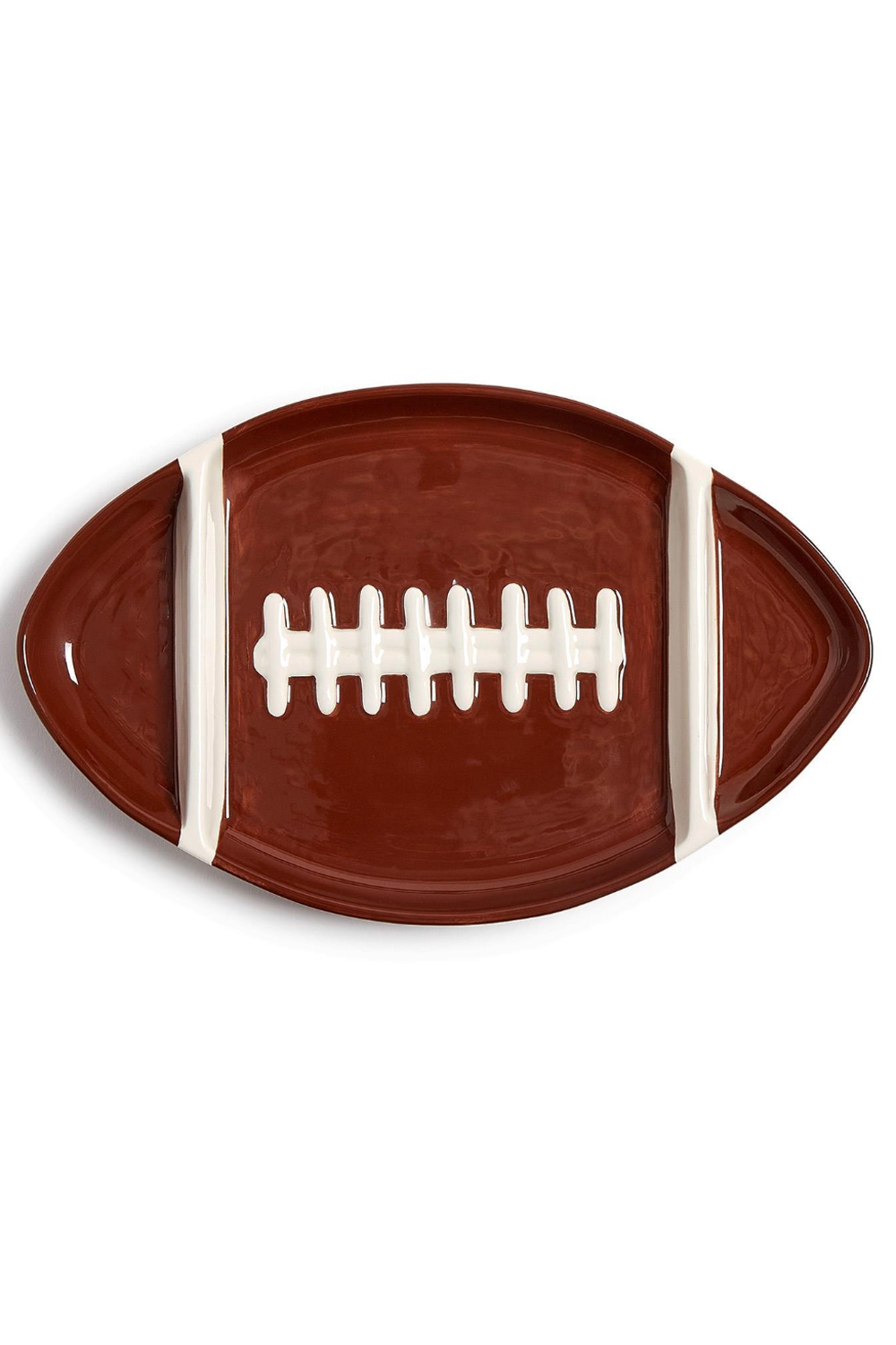 Football Shaped Sectional Serving Platter