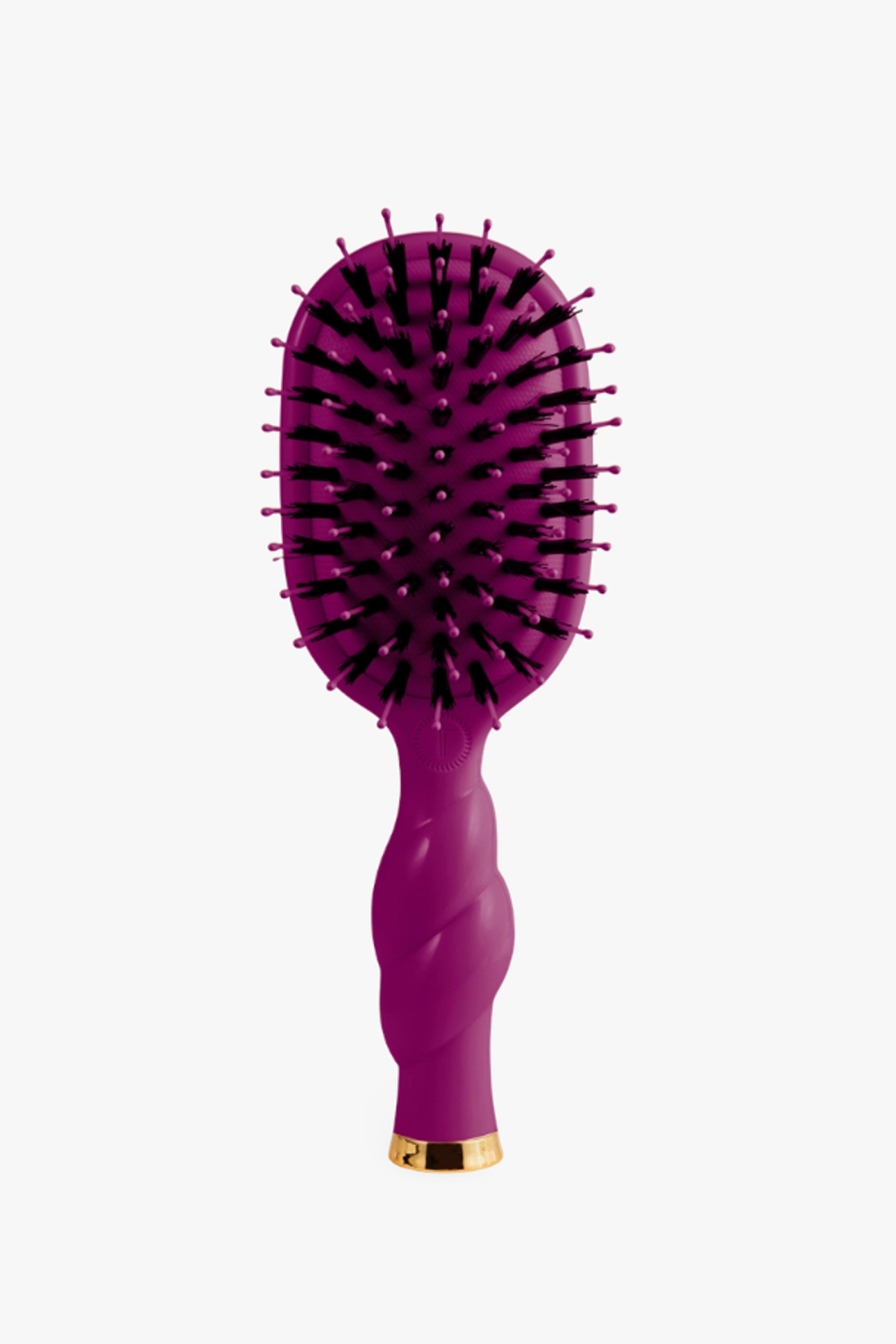 MINI Boar Bristle Hair Brush - Mulberry