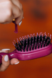MINI Boar Bristle Hair Brush - Mulberry