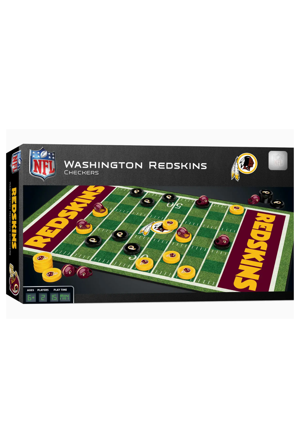 Checkers Board Game - Washington Redskins