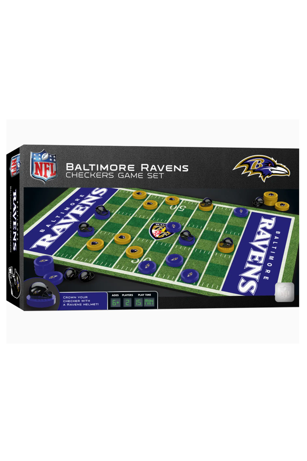 Checkers Board Game - Baltimore Ravens