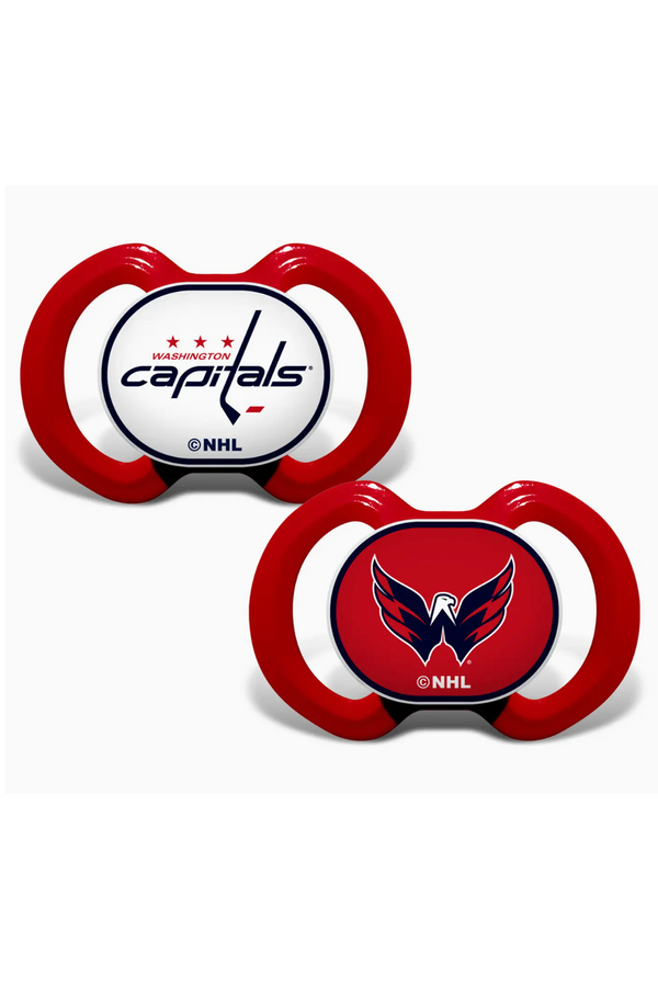 2 Pack Pacifier Set - Washington Capitals