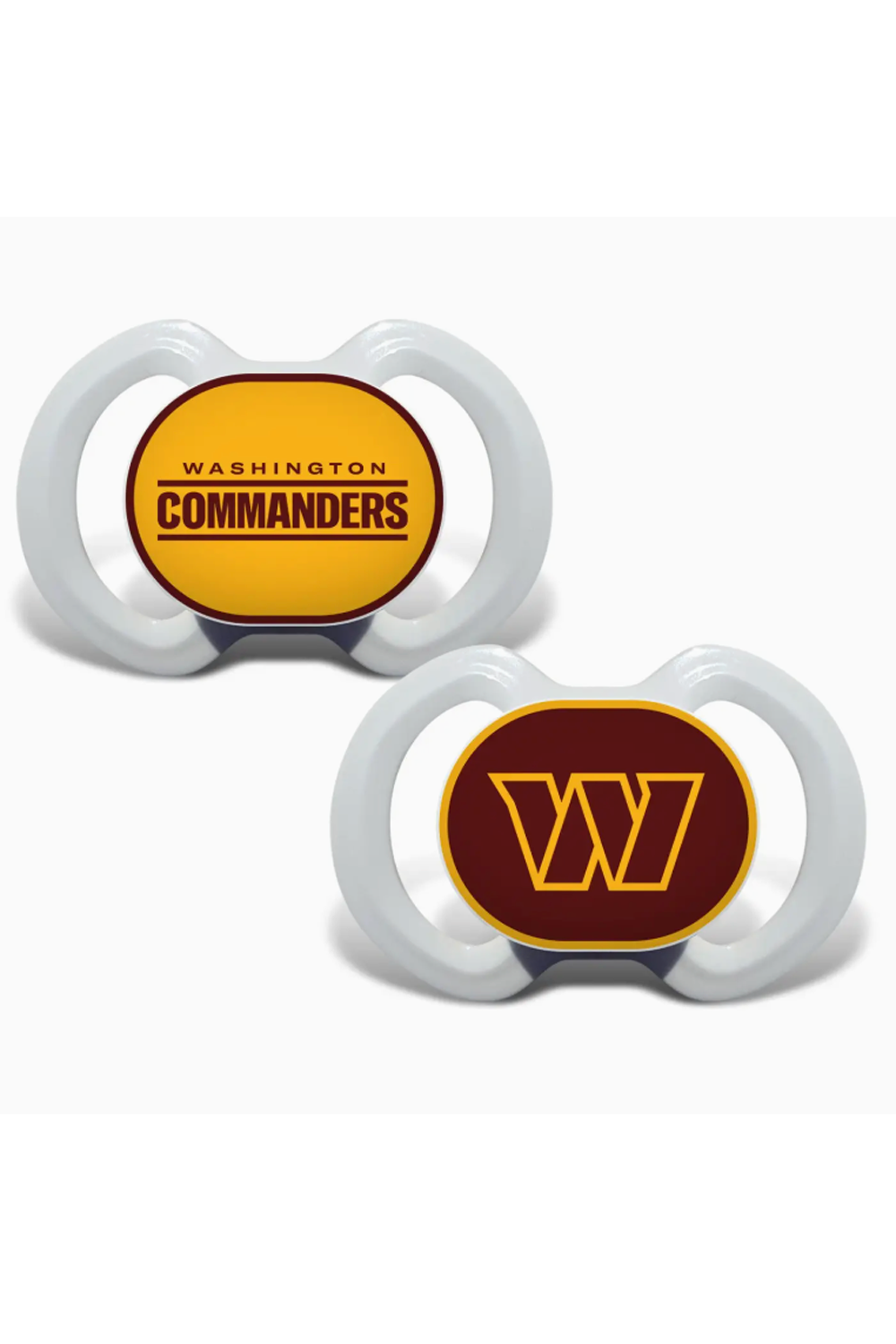 2 Pack Pacifier Set - Washington Commanders