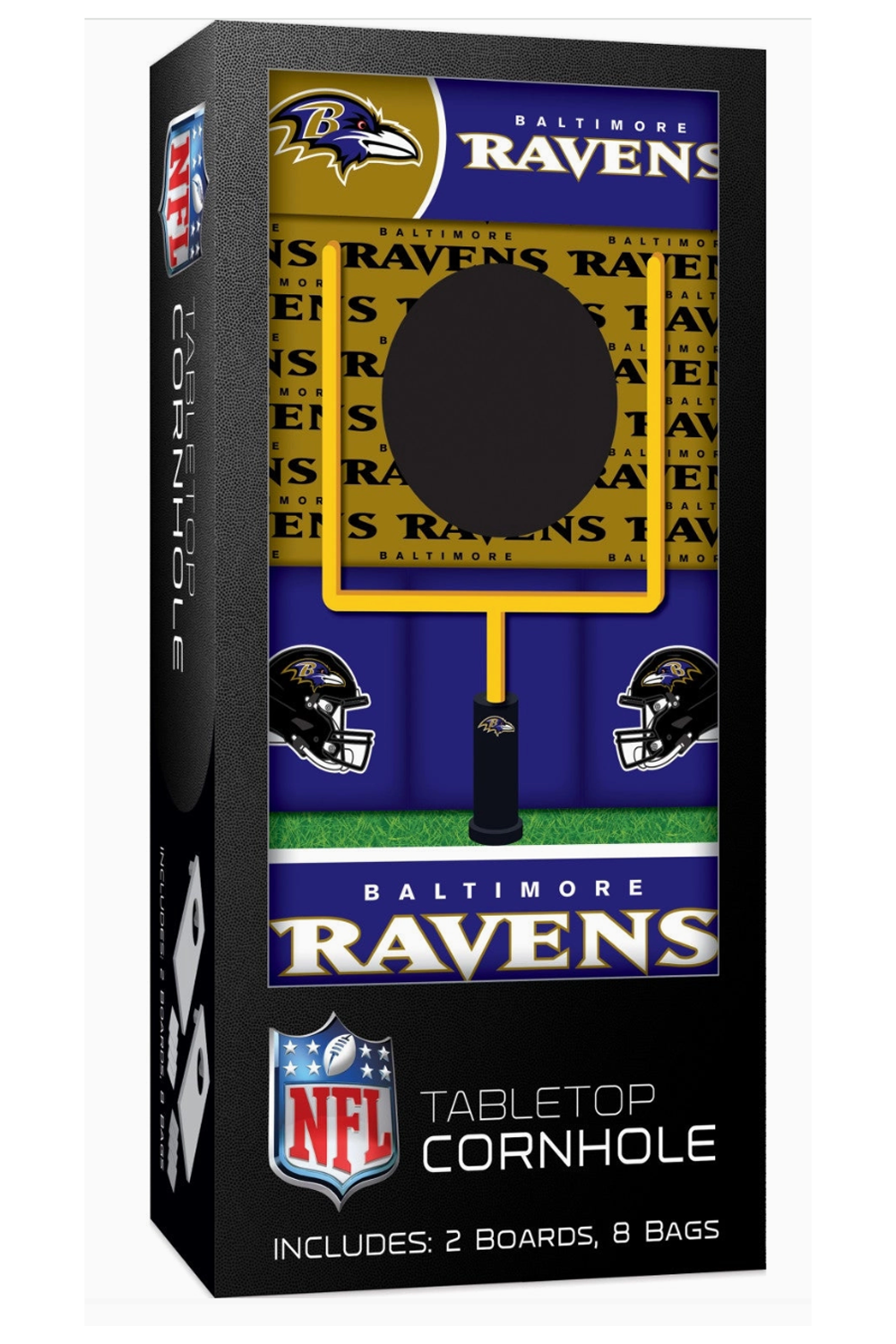 Tabletop Cornhole Game - Baltimore Ravens