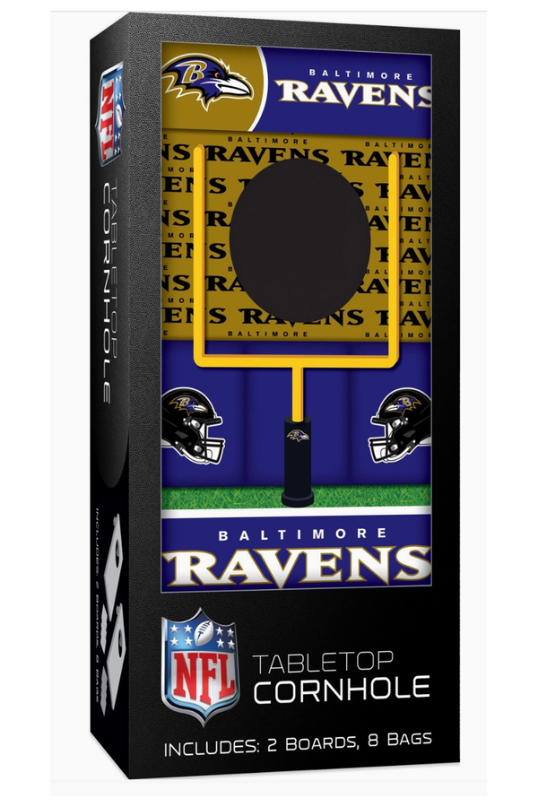 Tabletop Cornhole Game - Baltimore Ravens