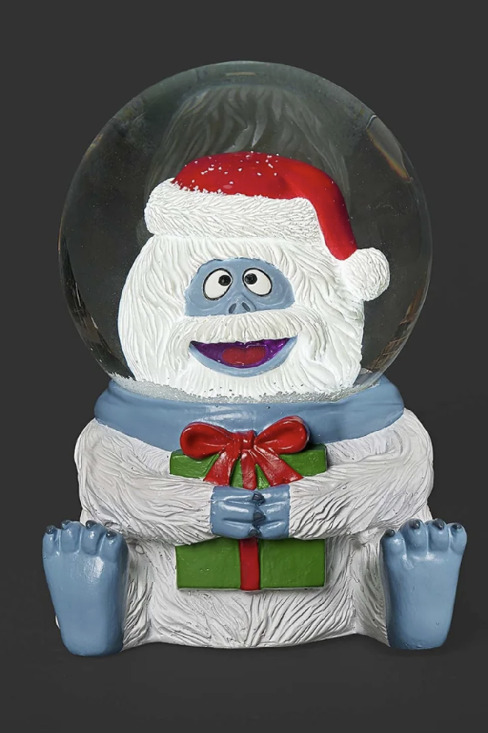 Bumble Holding Present Waterglobe