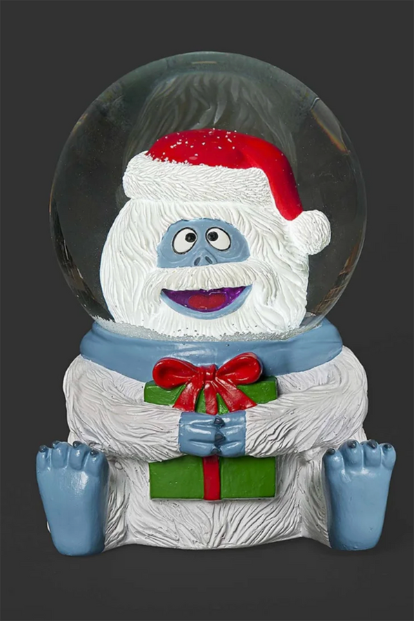 Bumble Holding Present Waterglobe