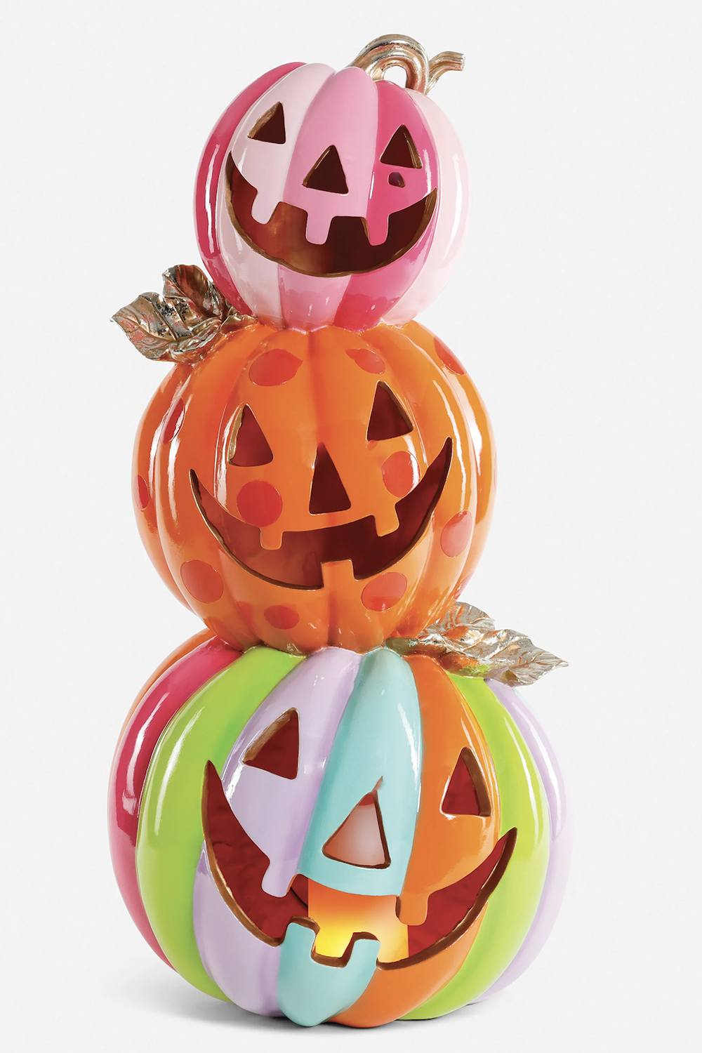 Resin Pumpkin Tower Figure