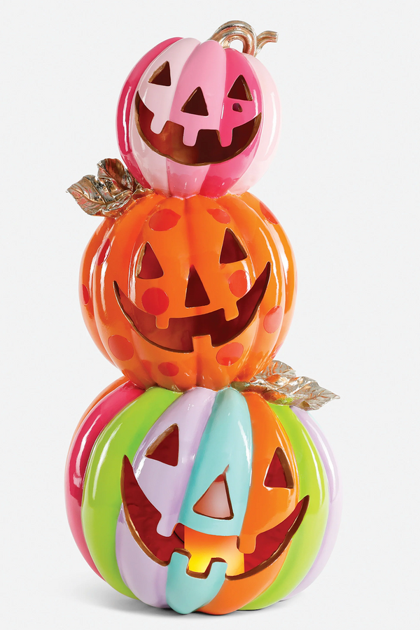 Resin Pumpkin Tower Figure