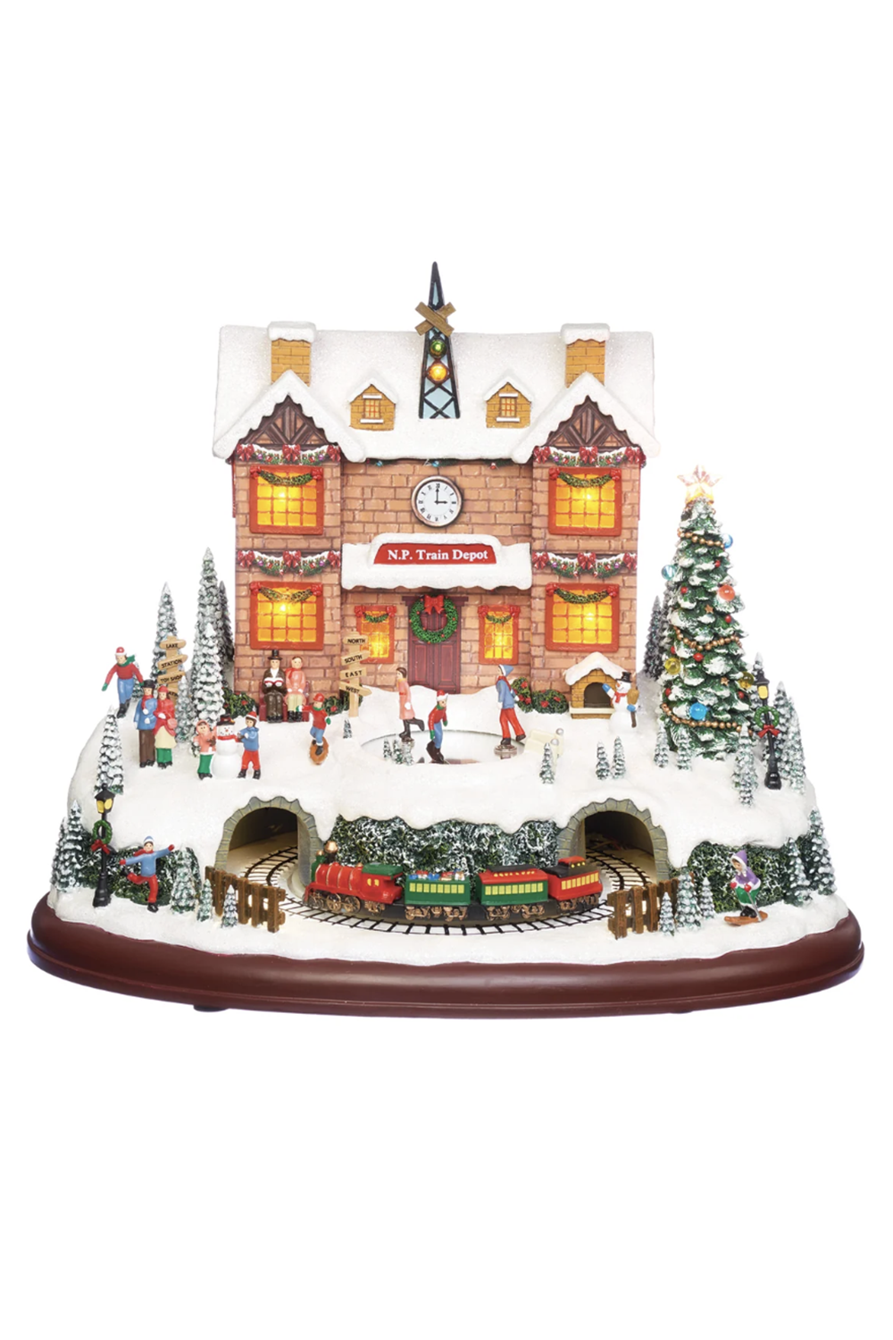 RM Lighted North Pole Train Figure
