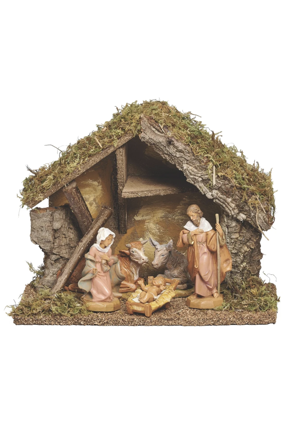 Fontanini 5-PC Nativity Set with Sectioned Italian Stable