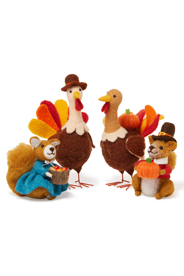 Felt Harvest Friend Figure