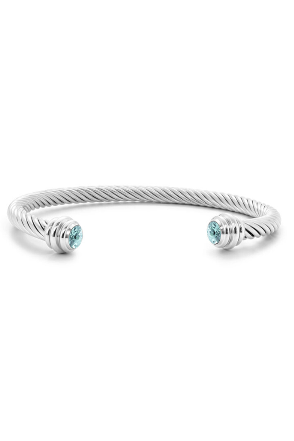ISLA Tidal Twist Cuff Steel - Aqua Azure