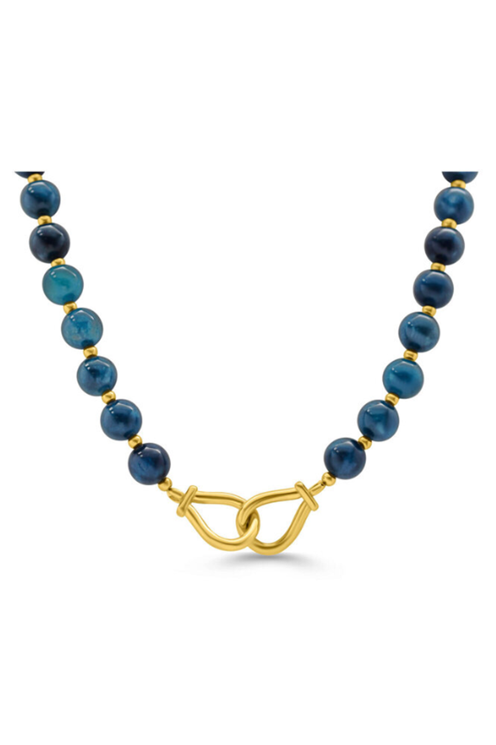 ISLA Get Hooked Necklace Gold - Turqs & Caicos