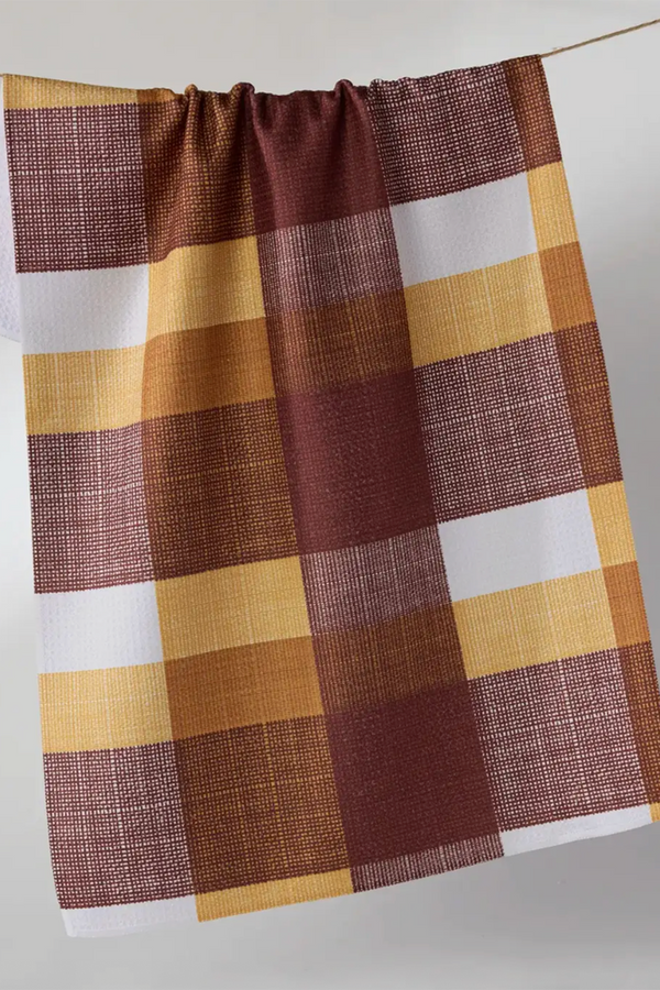 Geometry Kitchen Tea Towel - Copper Grove