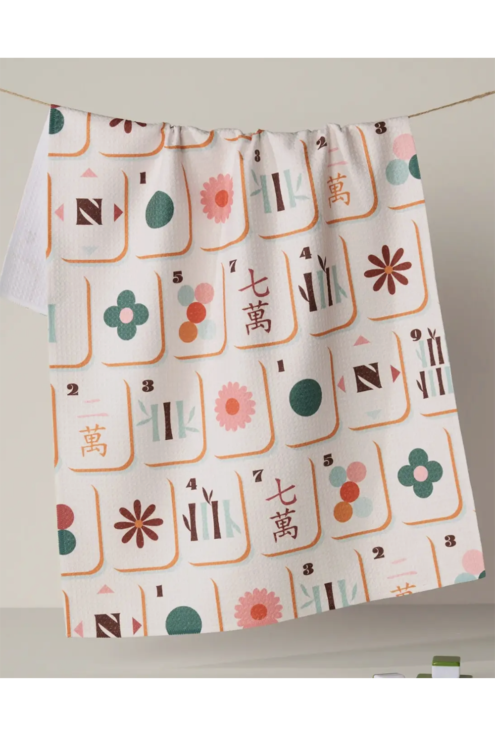 Geometry Kitchen Tea Towel - Cypress Tile Toss
