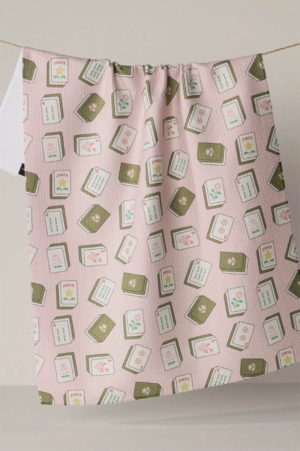Geometry Kitchen Tea Towel - Flower Tiles