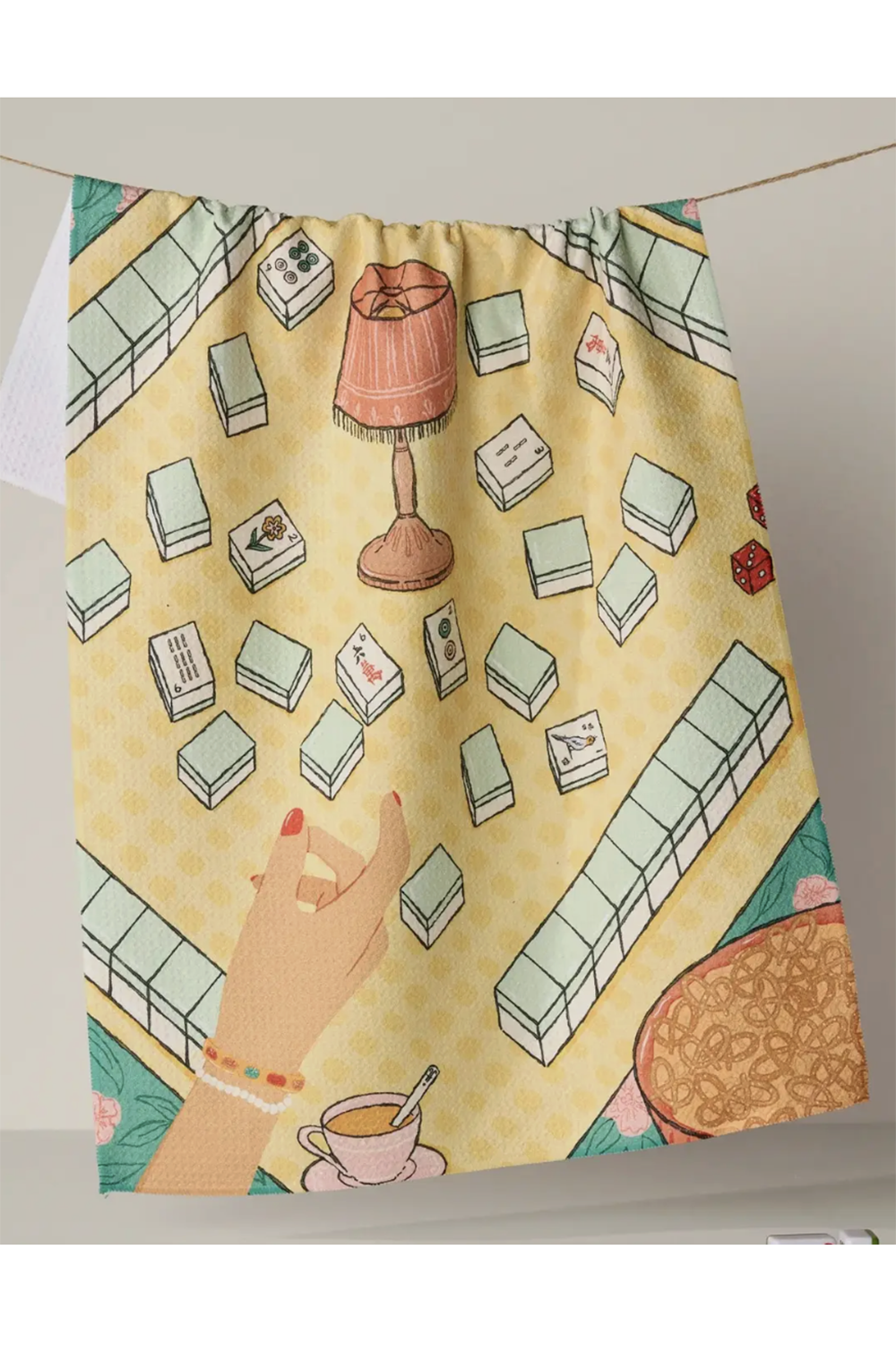 Geometry Kitchen Tea Towel - Lucky Hand