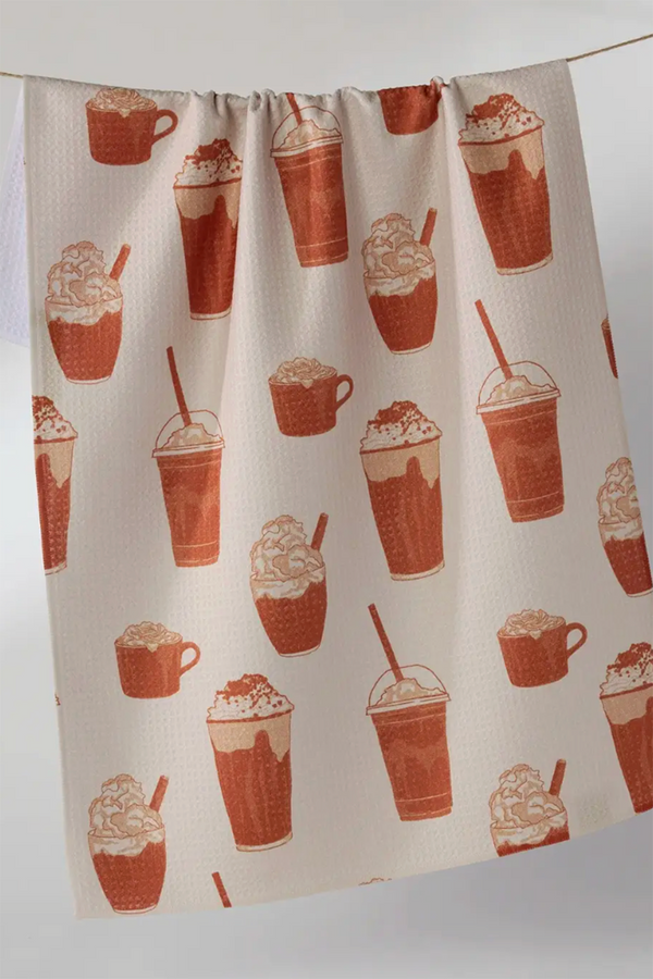 Geometry Kitchen Tea Towel - Spice Season
