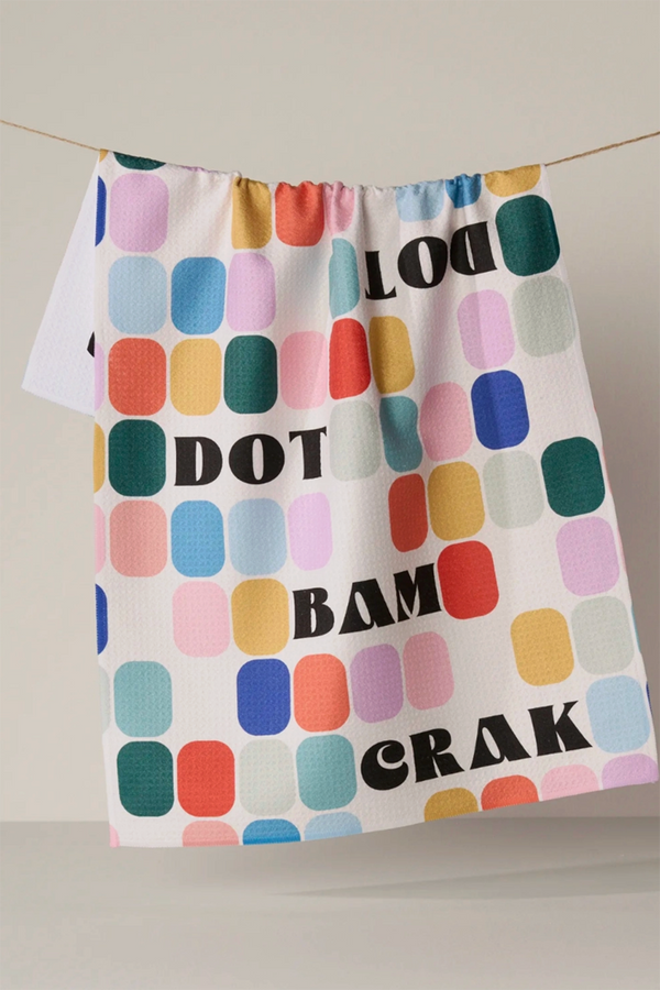Geometry Kitchen Tea Towel - Tile Talk
