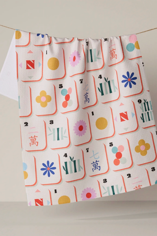Geometry Kitchen Tea Towel - Tile Toss