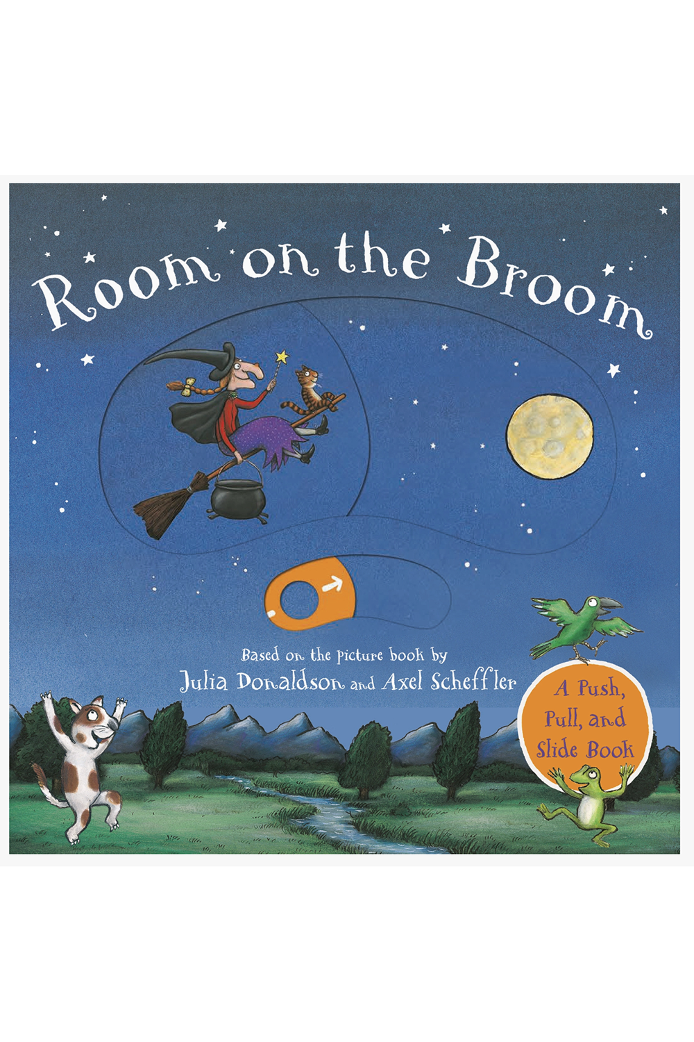 Room on the Broom Push-Pull Slide Book
