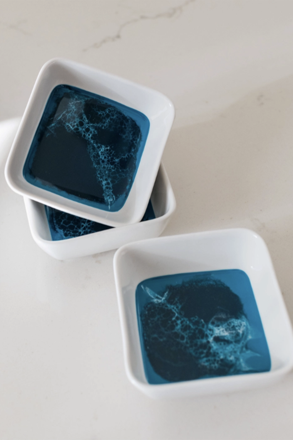 Lynnie Set of 3 Ceramic Dipping Bowls - Ocean Vibes