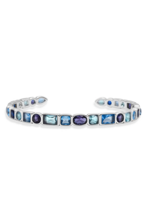ISLA Crystal Cove Cuff Steel - Bella Blues