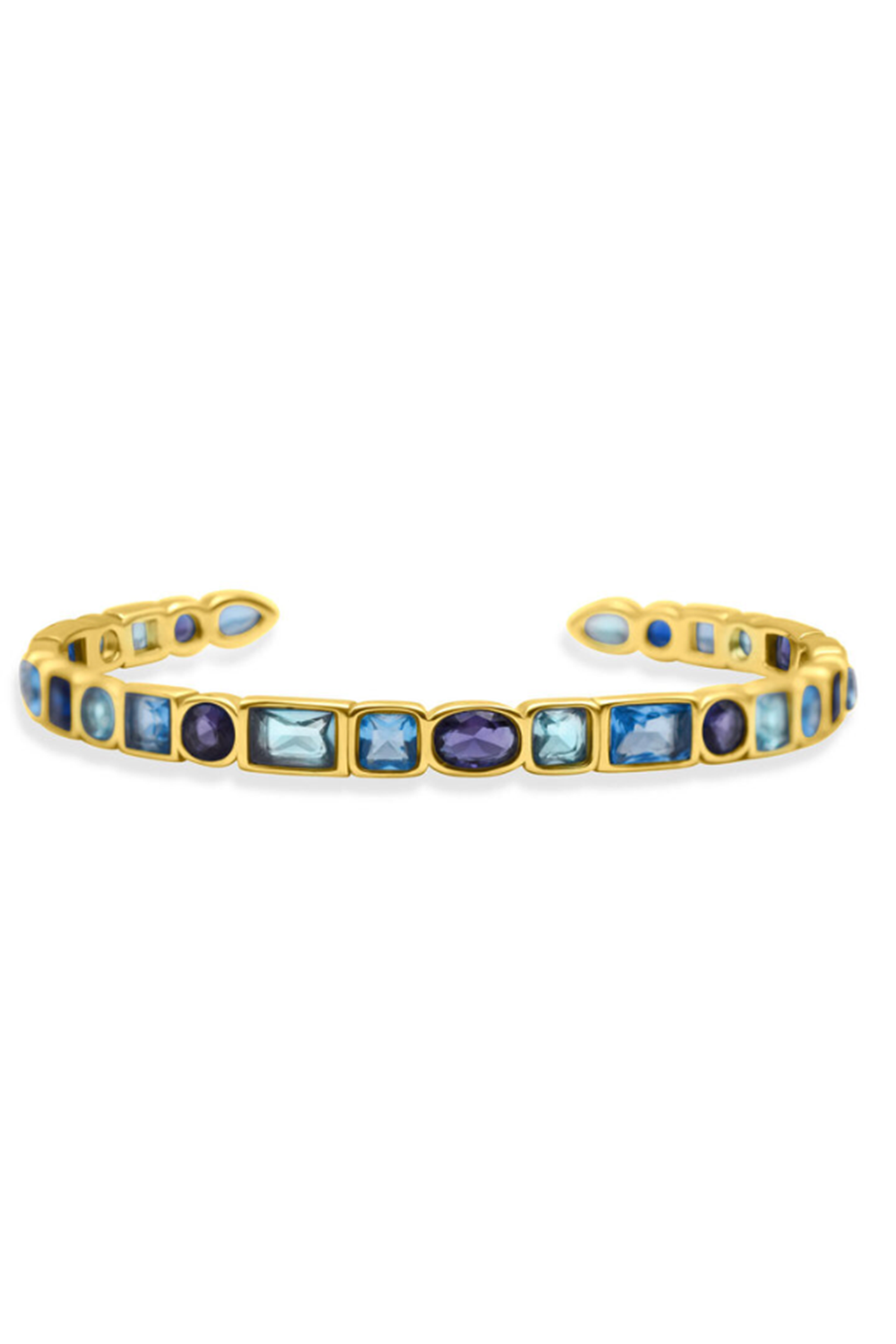 ISLA Crystal Cove Cuff Gold - Bella Blues
