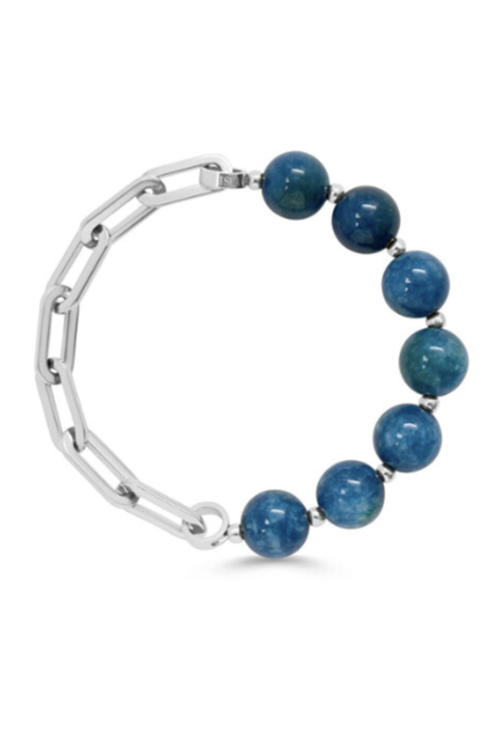 ISLA Half & Half Steel Bracelet - Turqs & Caicos
