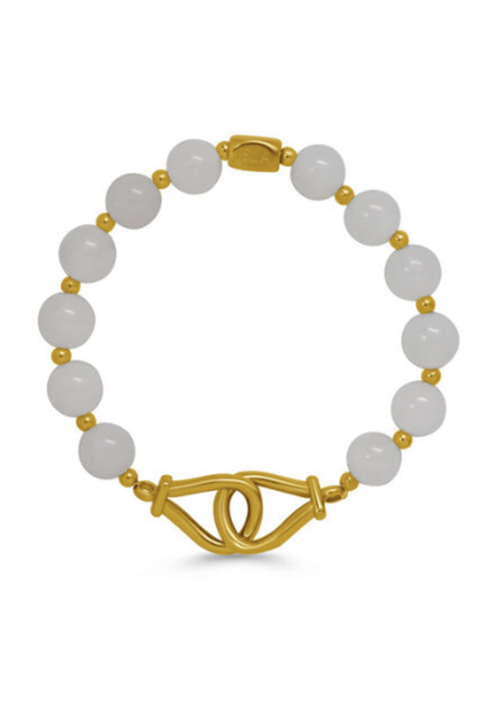 ISLA Get Hooked Gold Bracelet - White Cap