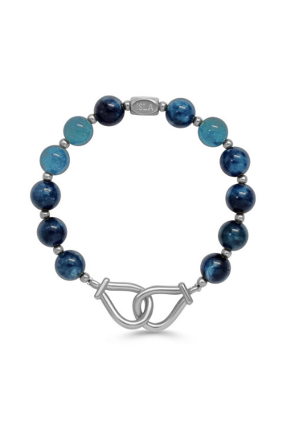 ISLA Get Hooked Steel Bracelet - Turqs & Caicos